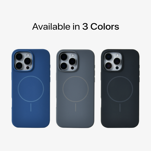 Anti Dust Magsafe Silicone Case - Iphone 16 pro Max ( Grey)