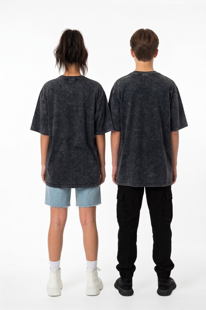 Sung Jin-Woo Shadow Monarch Lightning Black Oversized Graphic Tee | Solo Leveling Streetwear