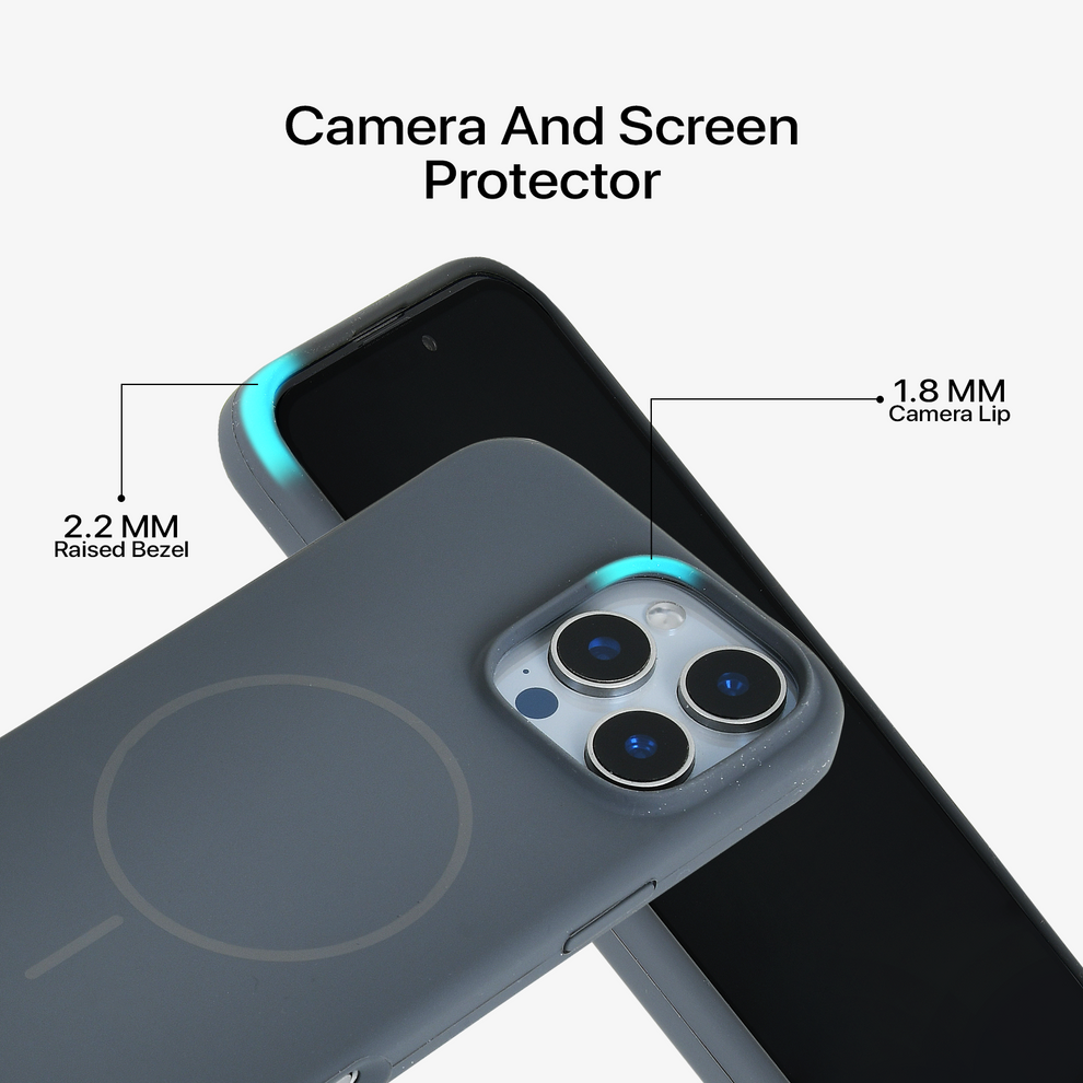 Anti Dust Magsafe Silicone Case - Iphone 16 pro Max ( Grey)